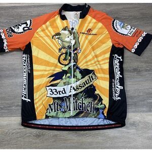Hincapie Cycling Shirt 2008‎ My. Mitchell 33rd Assault Jersey Size 3XL Cycling